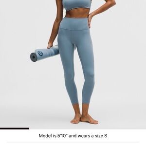 Lululemon Align No Line Pant 25” - Steel Blue - NWT